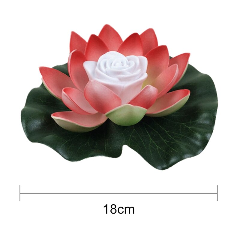 Floating Lotus LED Lamps For Garden Pond & Fountain Decoration ...