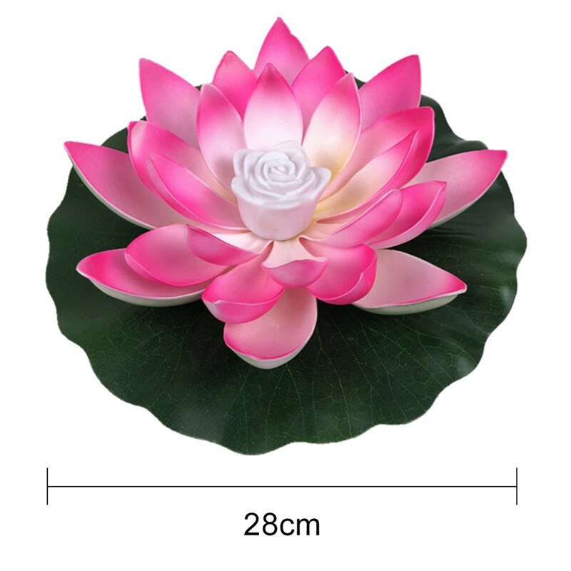 Floating Lotus LED Lamps For Garden Pond & Fountain Decoration ...