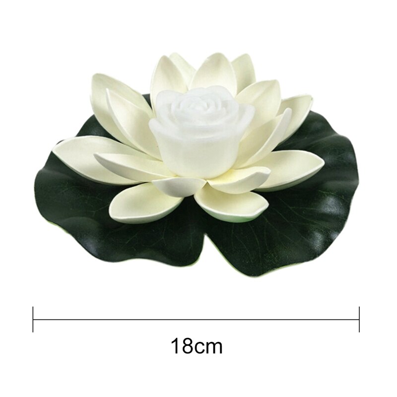 Floating Lotus LED Lamps For Garden Pond & Fountain Decoration ...