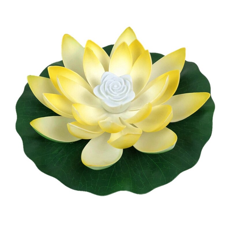 Floating Lotus LED Lamps For Garden Pond & Fountain Decoration ...